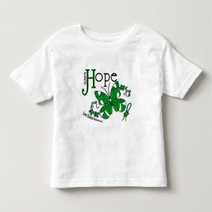 Camiseta Infantil Infecção hepática da borboleta do vitral