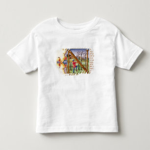 Camiseta Infantil Inicial 'N de Historiated