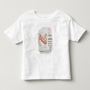 Camiseta Infantil Inicial 'N de Historiated
