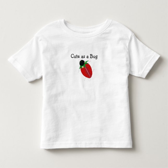 Camiseta Infantil Inseto de morango (Frente)