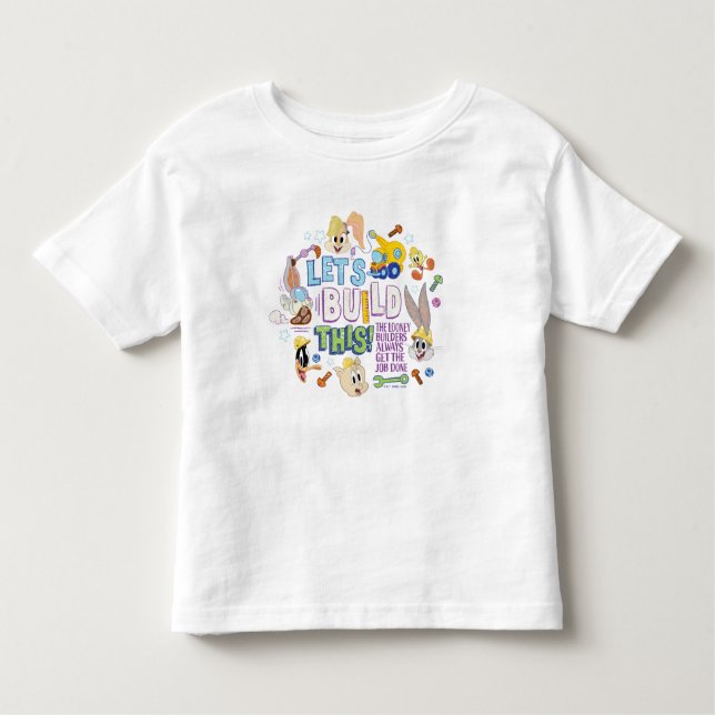 Camiseta Infantil INSETOS BUNNY BUILDERS™| Desenho "Construir Este V (Frente)