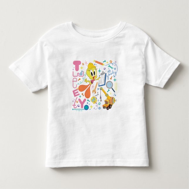 Camiseta Infantil INSETOS BUNNY BUILDERS™| Ferramentas de trabalho T (Frente)