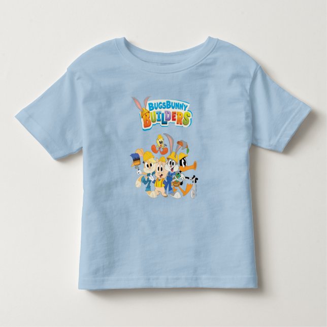 Camiseta Infantil INSETOS BUNNY BUILDERS™| Grupo Looney Builders (Frente)