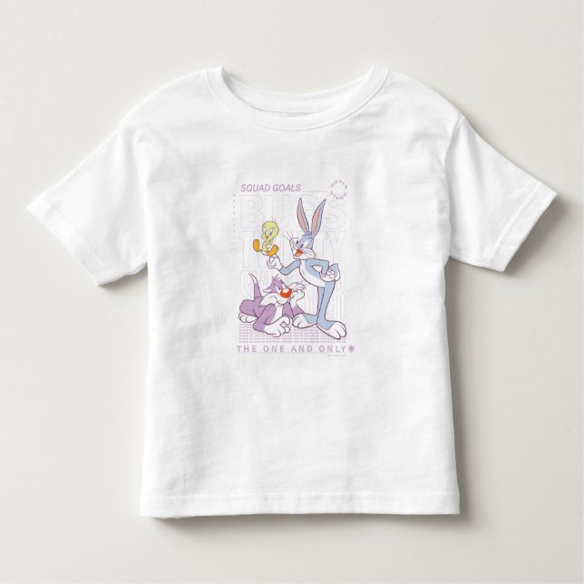 CAMISETA INFANTIL INSETOS BUNNY™, TWEETY™, CIDADÃOS SYLVESTER™ (Frente)