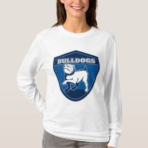 Camiseta Infantil Insígnia Logo Bulldog Filhote