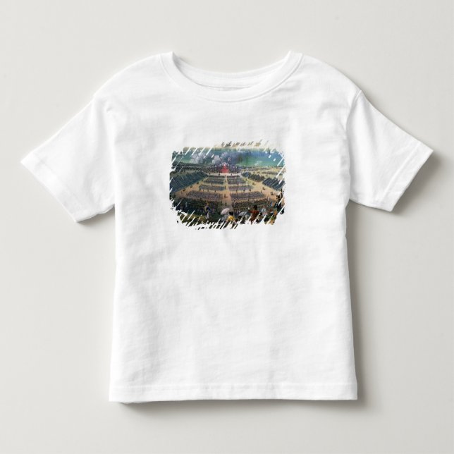 Camiseta Infantil Inspecionando as tropas (Frente)