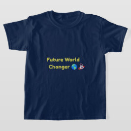 Camiseta Infantil Inspiradora para Futuros Mudador