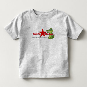 Camiseta Infantil Insta-Gator - Quando o problema não vai esperar