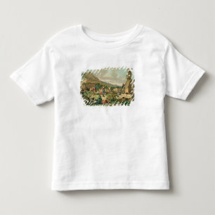Camiseta Infantil Insulares e monumentos da Ilha de Páscoa