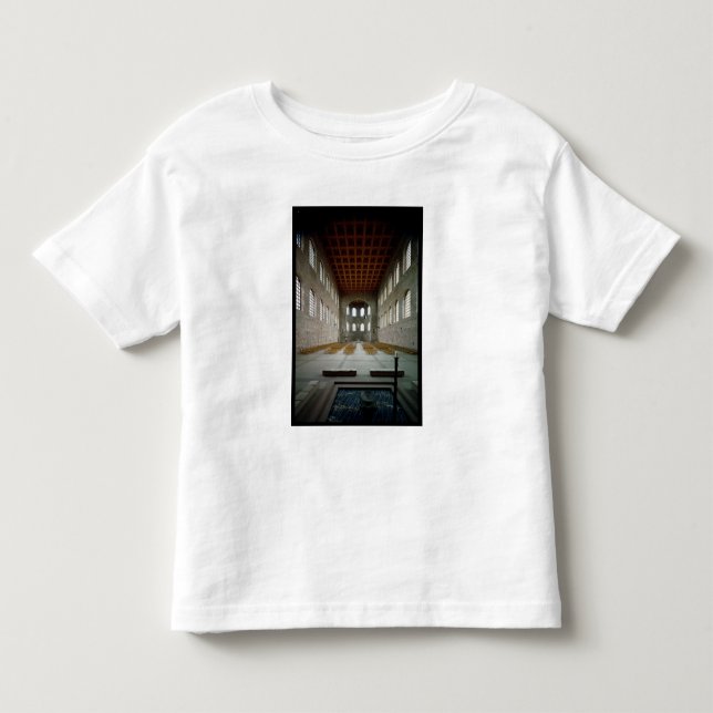 Camiseta Infantil Interior da basílica, ANÚNCIO do século IV (Frente)