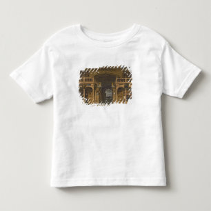 Camiseta Infantil Interior da biblioteca de Bodleian, ilustração