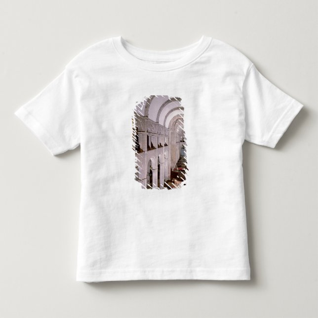 Camiseta Infantil Interior da catedral começada em 1078 (Frente)
