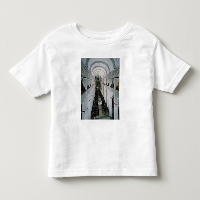Camiseta Infantil Interior da catedral começada em 1078 (Frente)