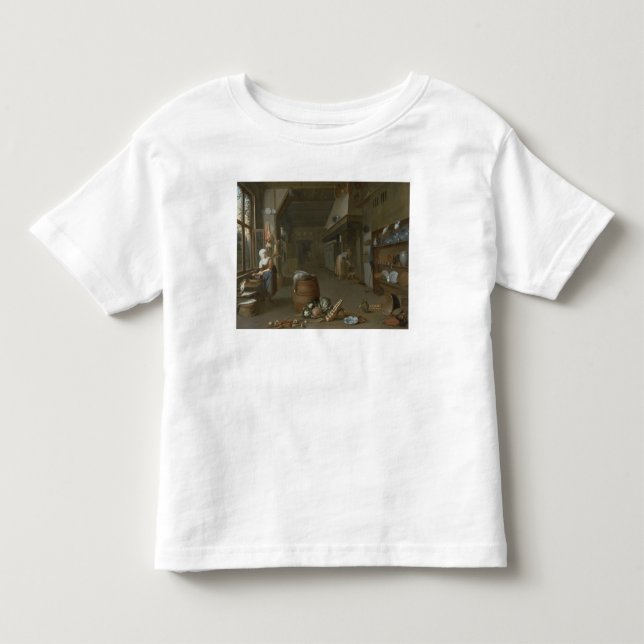 Camiseta Infantil Interior da cozinha com as duas empregadas (Frente)