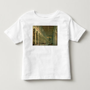 Camiseta Infantil Interior da igreja de San Paolo Fuori le