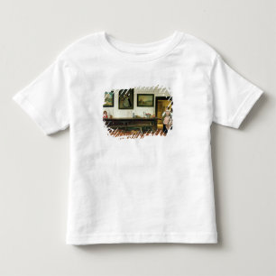 Camiseta Infantil Interior de um salão de jantar, 1866
