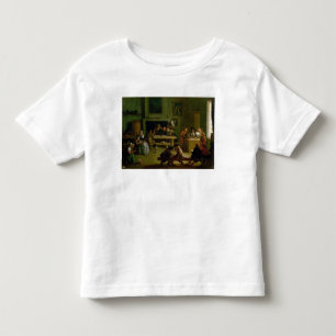 Camiseta Infantil Interior de um Schoolroom