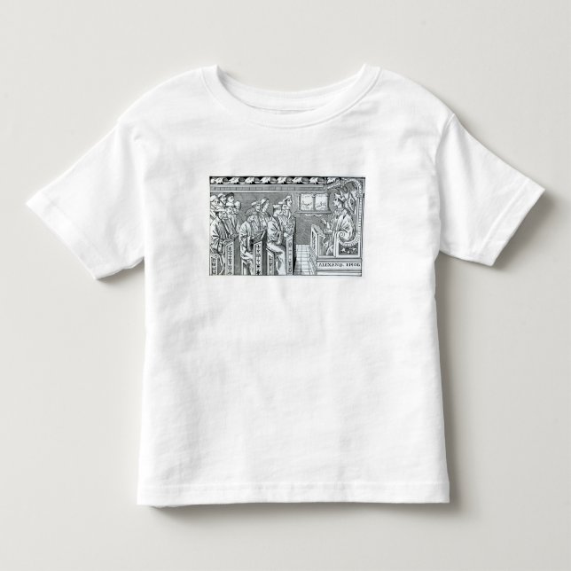 Camiseta Infantil Interior de uma escola (Frente)