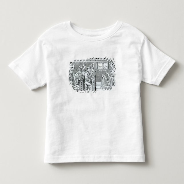Camiseta Infantil Interior de uma escola (Frente)