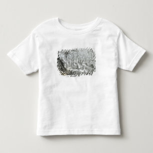 Camiseta Infantil Interior de uma floresta primitiva nos Amazons