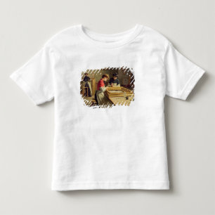 Camiseta Infantil Interior de uma oficina do Gilding do quadro