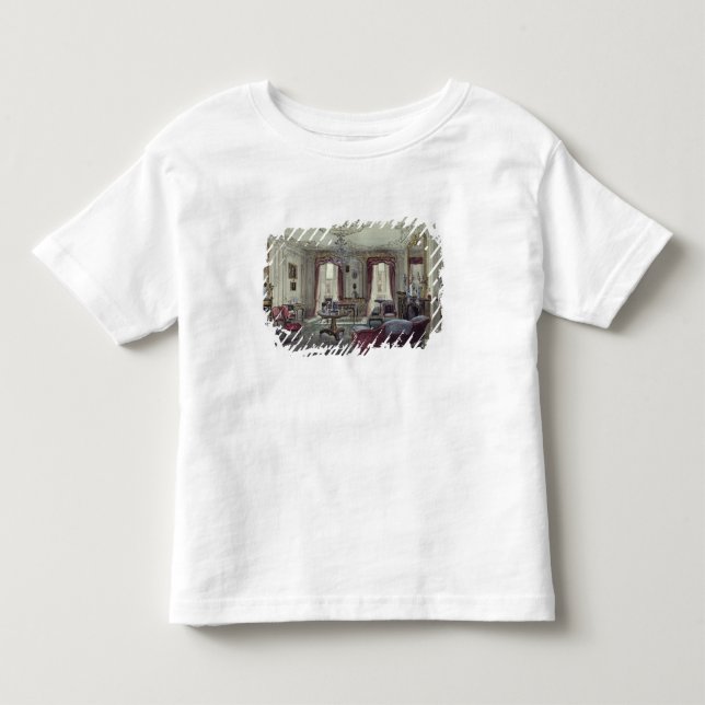 Camiseta Infantil Interior de uma sala de estar (Frente)