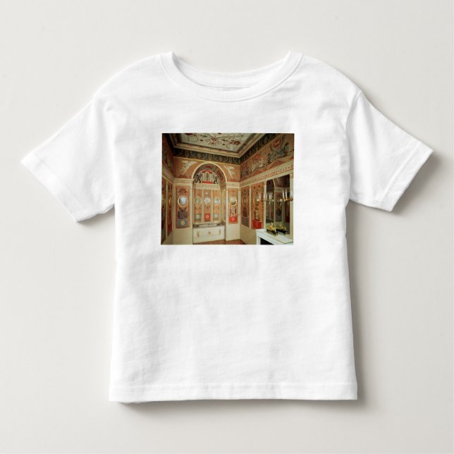 Camiseta Infantil Interior do banheiro de Napoleon, construído em (Frente)