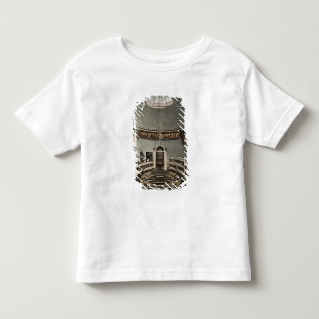 Camiseta Infantil Interior do teatro da anatomia, Cambridge, para (Frente)