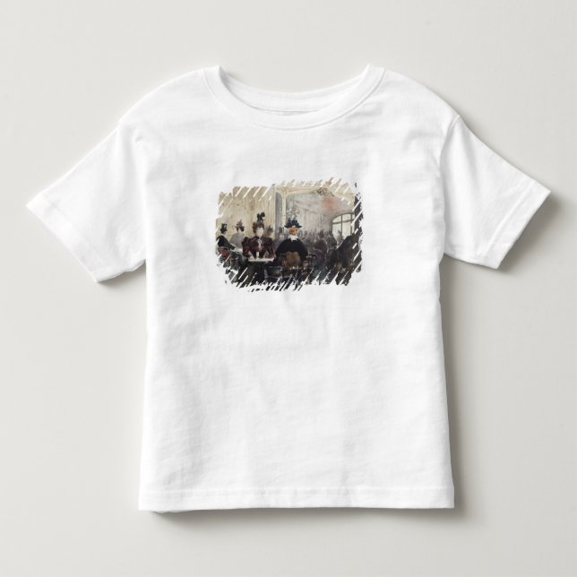 Camiseta Infantil Interior do vermelho do concerto (Frente)