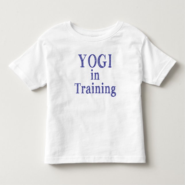Camiseta Infantil Iogue no T da criança do treinamento (Frente)