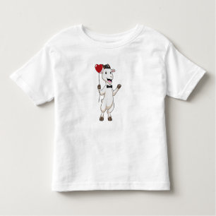 Camiseta Infantil Ir como o Groom com o Balão do Coração