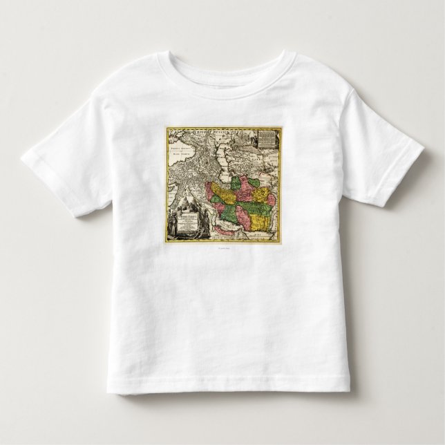 Camiseta Infantil IranPanoramic MapIran (Frente)