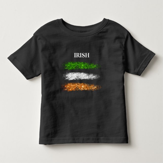 Camiseta Infantil *~* IRLANDA IRLANDA Sinalizador de Abstrato simple (Frente)