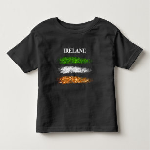 Camiseta Infantil *~* IRLANDA IRLANDA Sinalizador de Abstrato simple