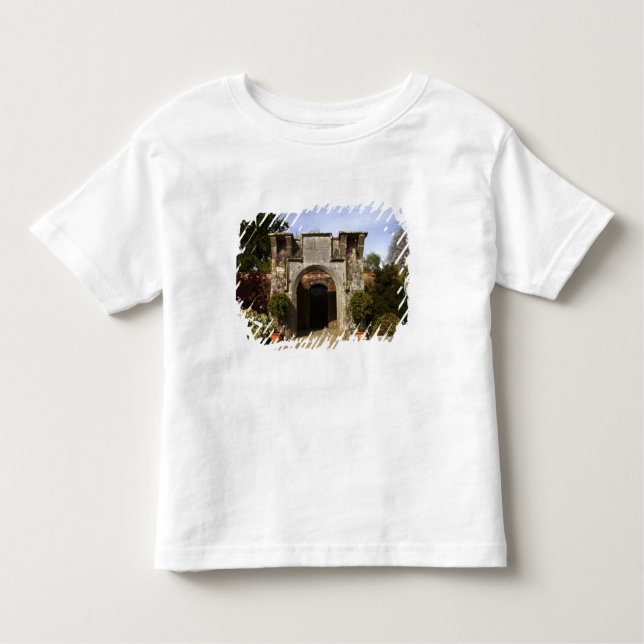 Camiseta Infantil Irlanda, o Jardim Murado do Castelo de Dromoland (Frente)