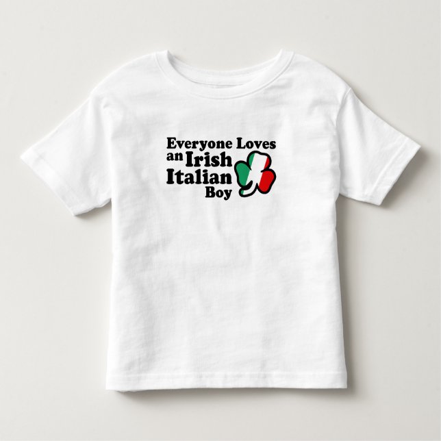 Camiseta Infantil Irlandês - italiano (Frente)