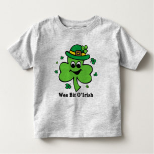 Camiseta Infantil Irlandês pequenino de O do bocado