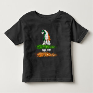 Camiseta Infantil *~* IRLANDESA IRLANDA IRLANDA GNOME TODLER Flag T-