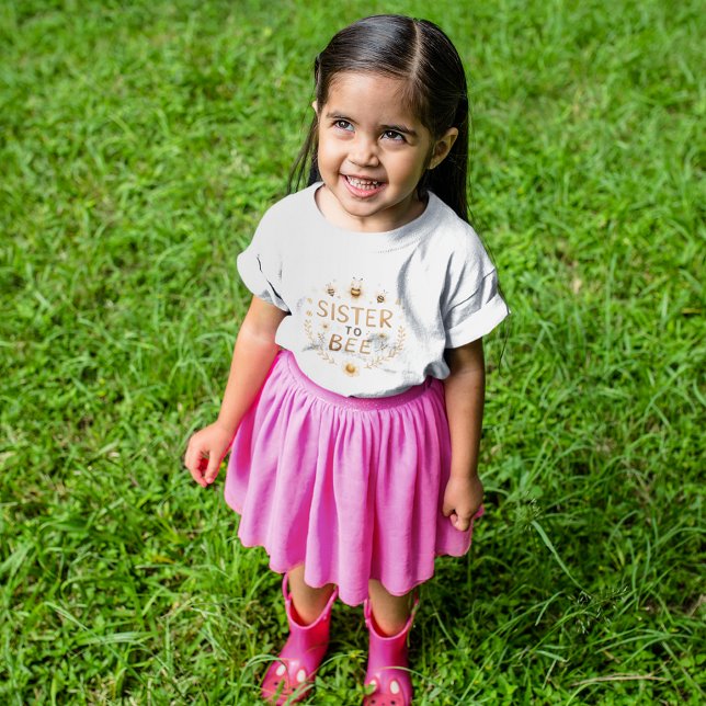 Camiseta Infantil Irmã dos Bee Kids (Criador carregado)