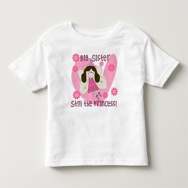 Camiseta Infantil Irmã Grande Ainda A Princesa (Frente)