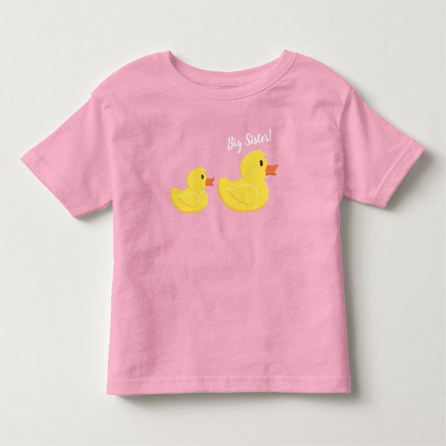 Camiseta Infantil Irmã Grande Borracha Ducky (Frente)