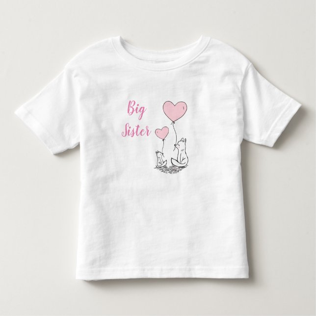 Camiseta Infantil Irmã mais velha (Frente)