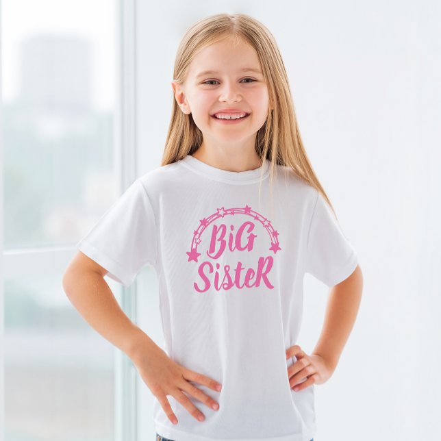 Camiseta Infantil Irmã Mais Velha (Big Sister T-shirt)