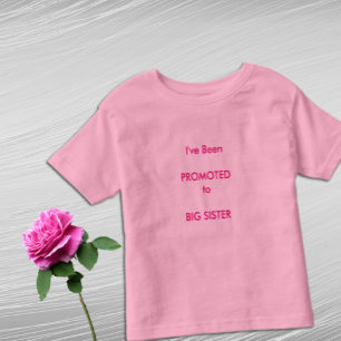 Camiseta Infantil Irmã mais velha