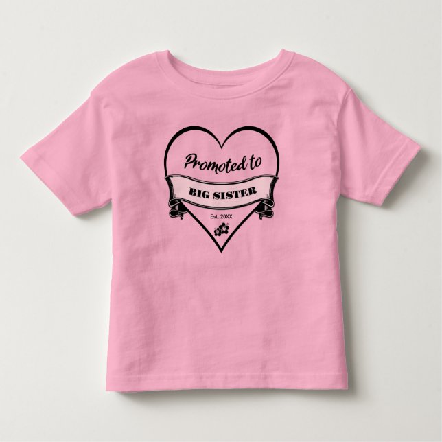 Camiseta Infantil Irmã Mais Velha (Frente)