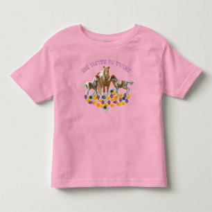 Camiseta Infantil Irmã Mais Velha da Família Pony para Gêmeos