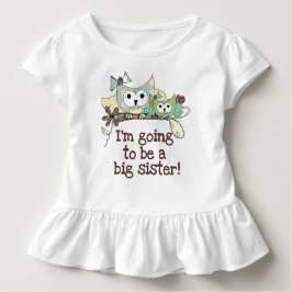 Camiseta Infantil Irmã mais velha do futuro das corujas