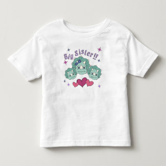 Camiseta Infantil Irmã Mais Velha! Três Rostos de Dinossauro