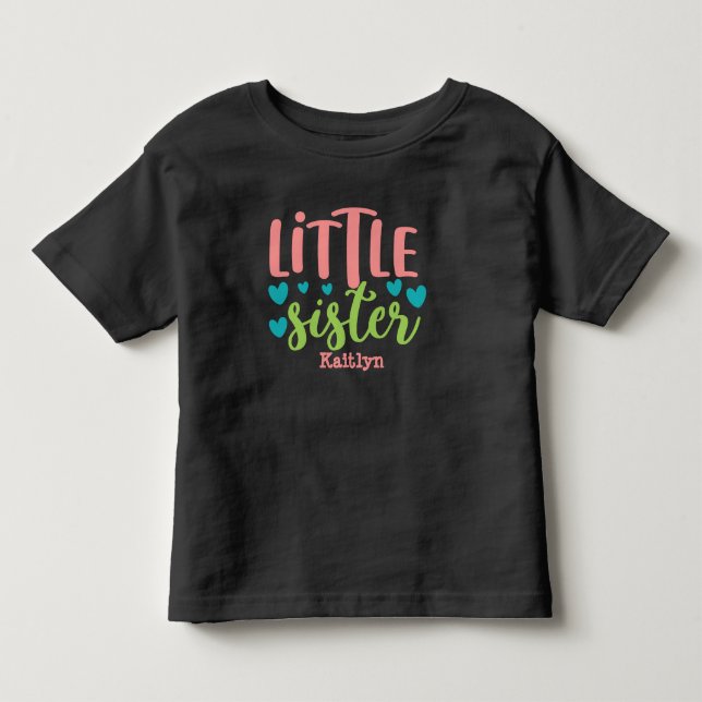 Camiseta Infantil Irmã Personalizada (Frente)