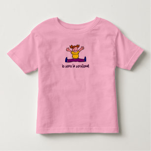Camiseta Infantil irmã, sorellona do la do sono do Io!